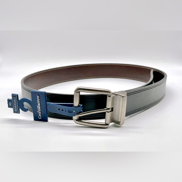 croft & barrow Other - NWT Men’s Croft & Barrow 40 Reversible Black/Brown Leather Belt